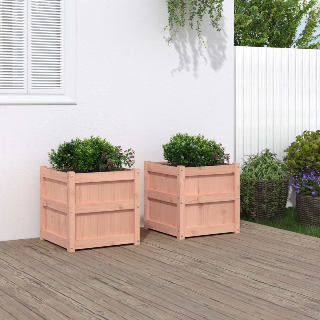 vidaXL Garden Planter Decorative Outdoor Plant Pot Flower Box Solid Wood Pine-6