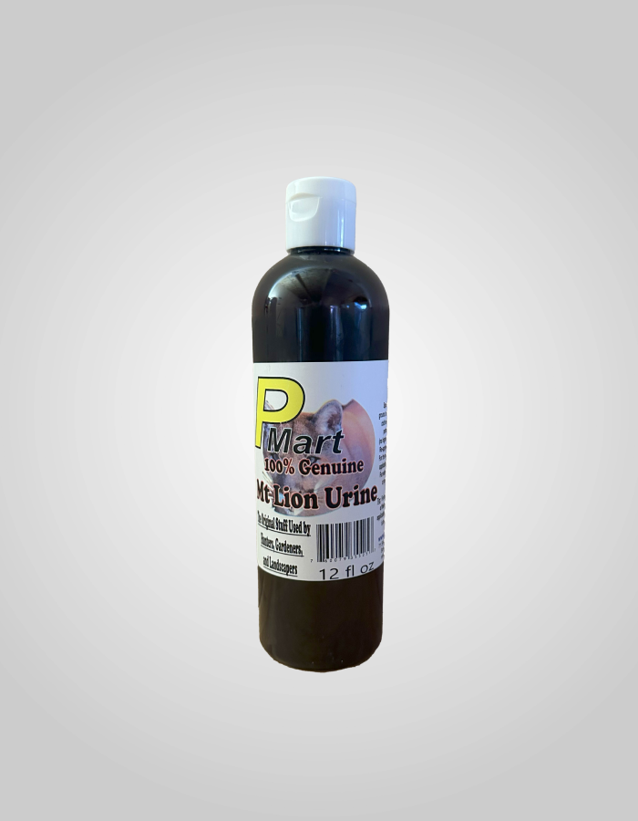 100% Real Mountain Lion Urine - 12 oz